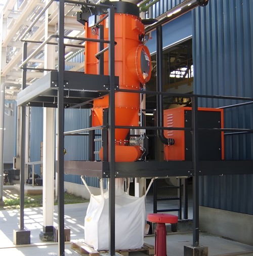 Sistema de filtración de polvo y partículas DM8000.